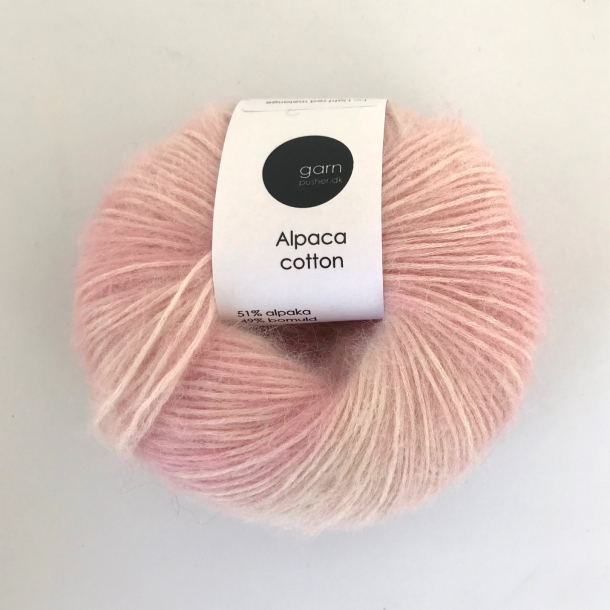 Alpaca Cotton Light Red Melange