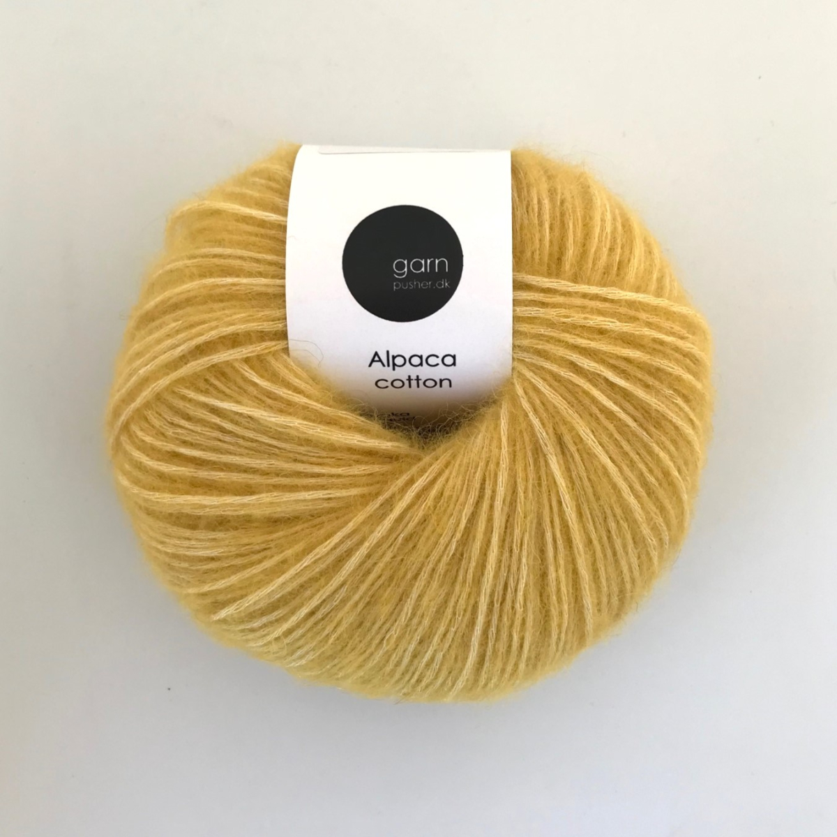 Alpaca Cotton Yellow - Alpaca Cotton - Garnpusher