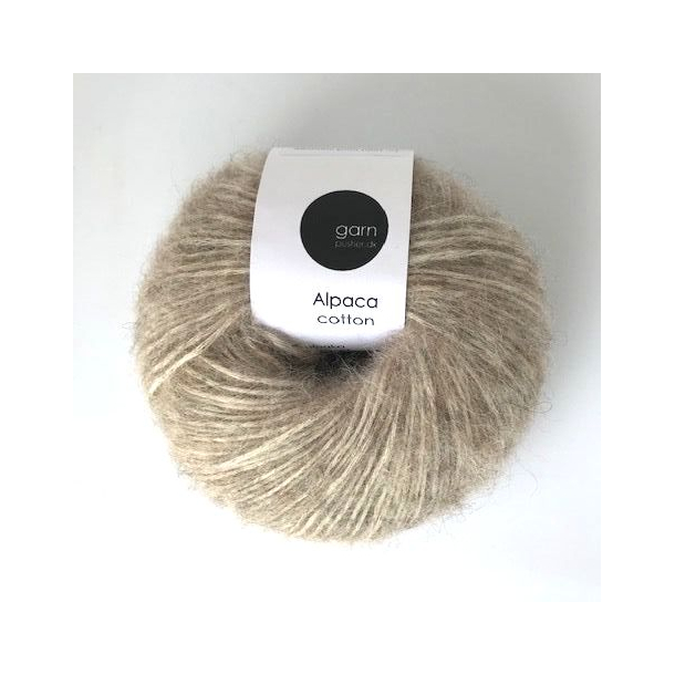 Alpaca Cotton Light Sand Melange