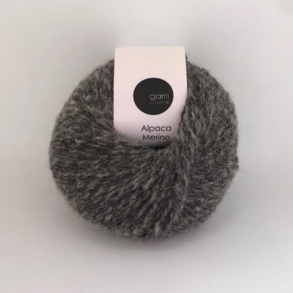 Alpaca Merino - Grey Melange KUN 9 stk. p lager