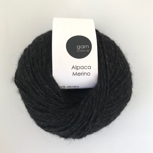 Alpaca Merino - Charcoal KUN 4 stk. p lager