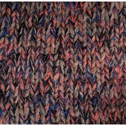 Big - Kid Mohair Merino fv. Brown Blue Orange