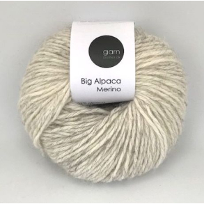 Big - Alpaca Merino fv. Light Grey Nature Mix
