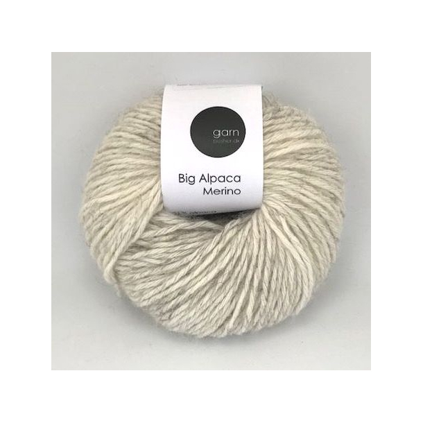 Big - Alpaca Merino fv. Light Grey Nature Mix