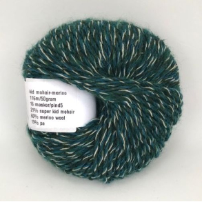 Big - Kid Mohair Merino fv. Multi Green