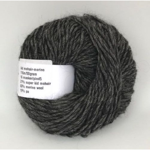 Big - Kid Mohair Merino fv. Dark Grey Melange