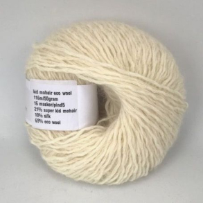 Big - Kid Mohair Eco Wool fv. Nature