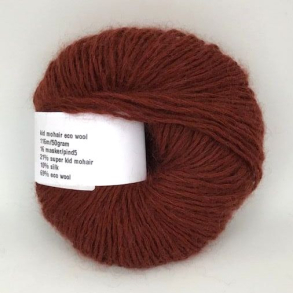 Big - Kid Mohair Eco Wool fv. Brick