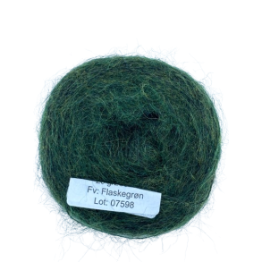 Alpaka Kid-Mohair Flaskegrn