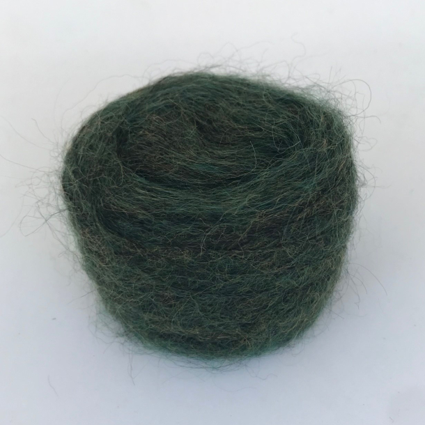 Alpaka Kid-Mohair Flaskegr�n