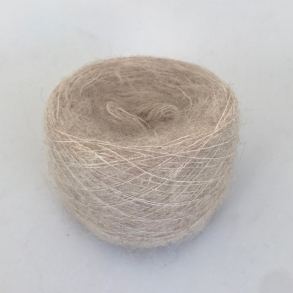 Alpaka Kid-Mohair Lys Beige