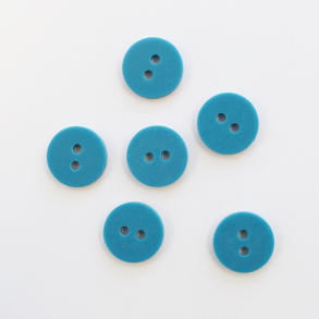 Plastikknap bl - 13 mm