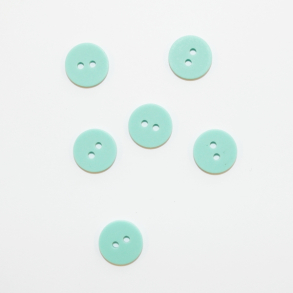 Plastikknap mintgrn - 13 mm