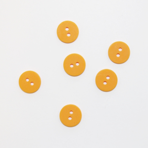 Plastikknap orange- 13 mm